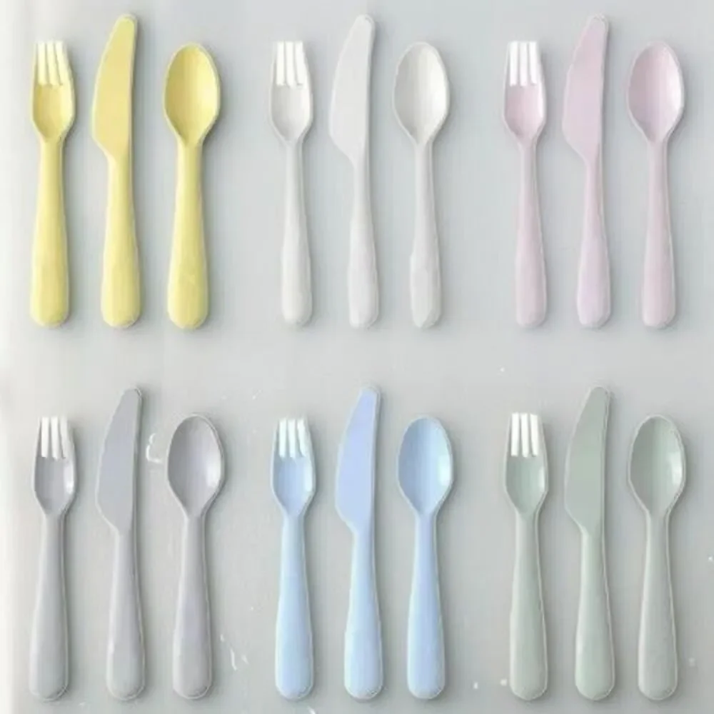 IKEA KALAS Kids Flatware Set - Mixed Colors/18-Piece